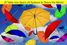 20 table join spans 20 systems to shock
