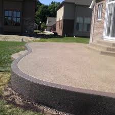 potoroka concrete aggregate patio