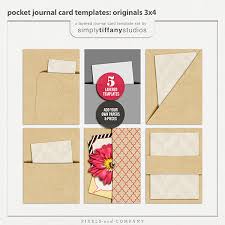 New Pocket Journal Card Templates Simply Tiffany Studios