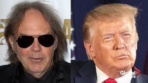 The donald trump we all know is a fiesty older man with an iconic combover. Neil Young Writes Trump Open Letter After U S President Continues To Use His Music Globalnews Ca