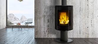 Visi Spin Freestanding Fireplace