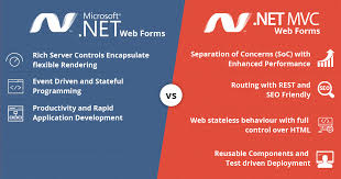 advanes of asp net web forms vs mvc