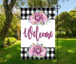 Welcome Garden Flag Small Welcome Flag