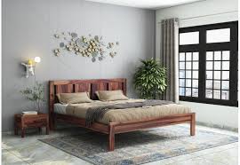 Solid Wood Bed Sheesham