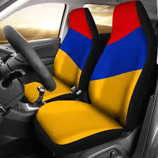 Aio Pride Armenia Flag Car Seat Covers