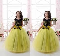 lace tulle ball gown flower tutu dress