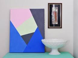 Make Modern Geometric Wall Art With