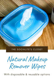 natural makeup remover wipes diy the