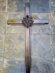 Large 36 Inches Iron Wall Cross