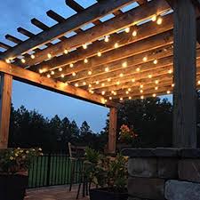 25ft outdoor patio string lights with