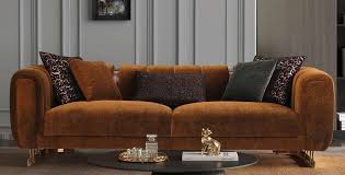 casa padrino luxury sofa brown copper
