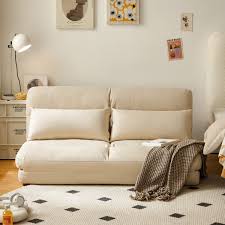 Nelma 2 Seater Fabric Floor Sofa Bed