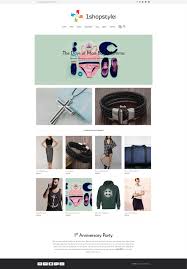 Professional Elegant Shop Web Design For 1shopstyle Com By