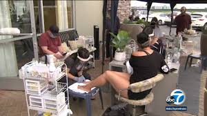 are nail salons open in california few