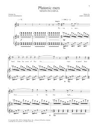 You want to read this? John Adams Platonic Men From Nixon In China Sheet Music Pdf Notes Chords Classical Score Piano Vocal Download Printable Sku 417284