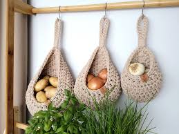 Hanging Wall Storage Basket Kitchen