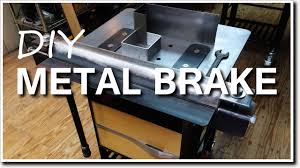 diy metal brake for bending sheet metal