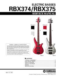 Maybe you would like to learn more about one of these? Yamaha Rbx374 Service Manual Pdf Download Manualslib