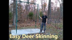 deer skinning rack install
