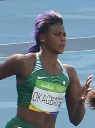 Nigerian sprinter blessing okagbare has been provisionally suspended for doping. Blessing Okagbare Wikipedia