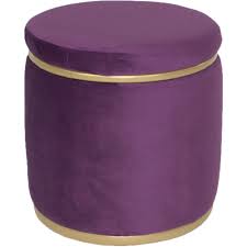 Purple velvet dressing table stool. Critter Sitters Purple Velvet Vanity Stool With Storage Lid