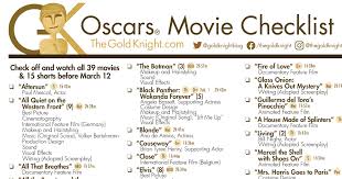 oscars 2023 our printable