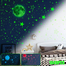 1049pcs Glow In The Dark Stars And Moon