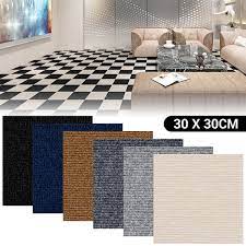 100x l and stick carpet floor tiles