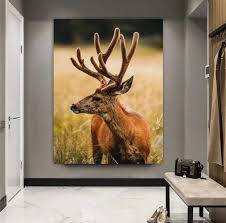 Deer Wall Art Canvas Deer Wall Art