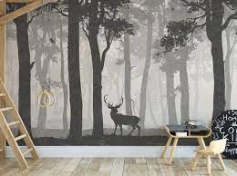 Woodland Wallpaper Wall Decal Nursery