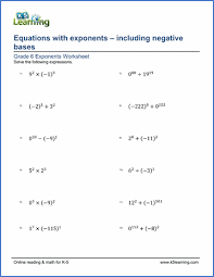With Exponents Negative Bases