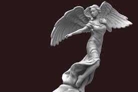 angel statue 3d model 3d printable
