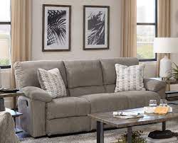 tyler reclining sofa in pewter by