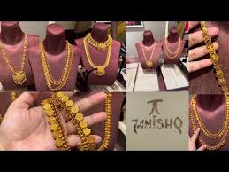 tanishq 22karat gold long necklace