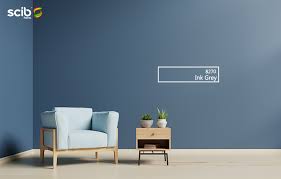 an ink grey 8270 painted living room