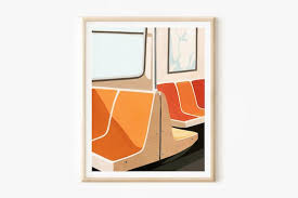 Print Iconic Nyc Wall Art Subway Train