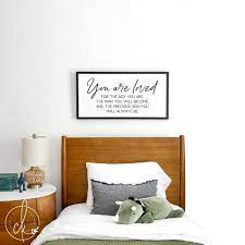 little boy bedroom decor you are loved