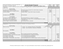 Sample Get For Research Proposal Plan Table Pdf Budget