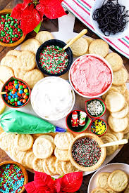 christmas cookie decorating board no