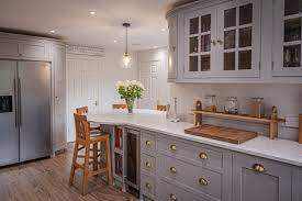 Light Grey Traditional Kitchen With