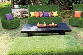 quirky artificial grass furniture