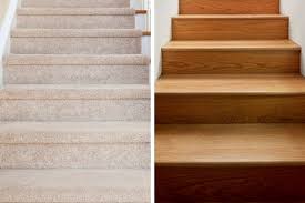 carpet vs wood stairs which type of