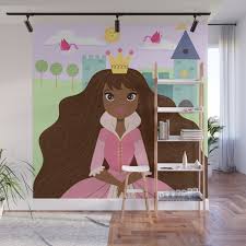 Book Castle Pink Dress Wall Mural