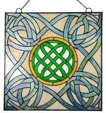 Celtic Sun Catcher Stained Glass W004