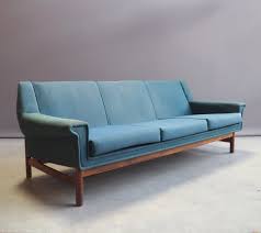 danish design rosewood 3 seater sofa by
