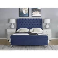Us Pride Furniture Lollory Dark Blue