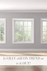 is gray paint color totally out