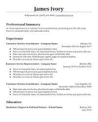 This resume format draws attention to your work experience and career advancements. Reverse Chronological Resume Template Cashier Customer Service Sample Hudsonradc