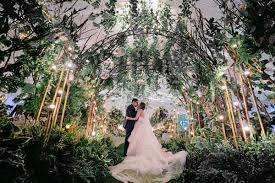 Wedding With Indoor Garden Styling