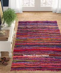 indian hand woven chindi area rug